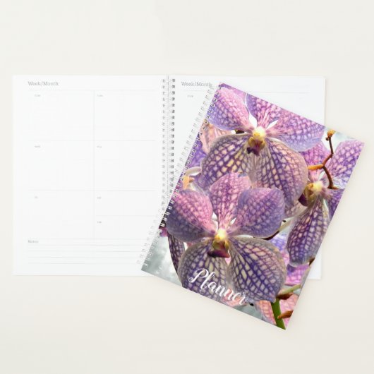 Paars Vanda Orchids Floral Planner (Display)