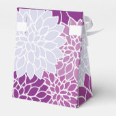 Paars ventilatorpatroon bedankt bedankdoosjes (Achterkant)