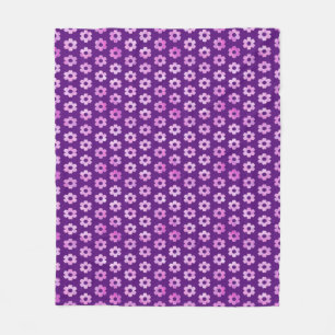  Paars ventilatorpatroon Fleece Deken