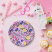 Paars ventilatorpatroon Papieren Bordje