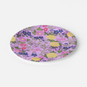 Paars ventilatorpatroon Papieren Bordje