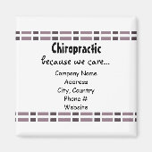 Paars verbindingsontwerp magneet (Voorkant)