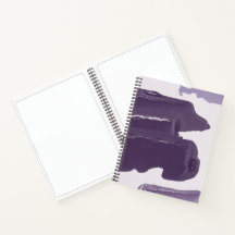 Paars verf ontwerp schetsboek