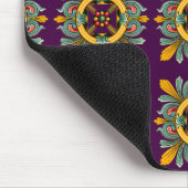 Paars Victoriaans teile design Muismat (Hoek)