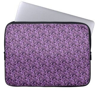Paars vierkant laptop sleeve