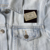 Paars Vierkante Button 5,1 Cm (In situ)