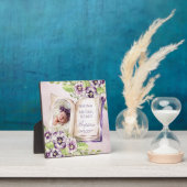 Paars Violet Artsen Foto Unieke Baptism Keepomwill Fotoplaat (Insitu)