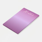 Paars Violet en aangepast witboek Post-it® Notes (Schuin)
