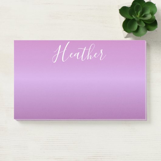 Paars Violet en aangepast witboek Post-it® Notes (Kantoor)