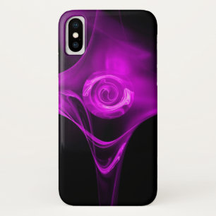 PAARS VIOLET FRACTAL ROOS iPhone X HOESJE