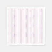Paars | Violet Waterverf gestreept Servet (Voorkant)