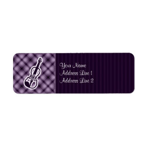 Paars Violin Etiket