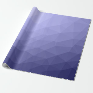 Paars vioolblauw maasvormig meetkundig patroon cadeaupapier