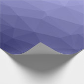 Paars vioolblauw maasvormig meetkundig patroon cadeaupapier (Hoek)