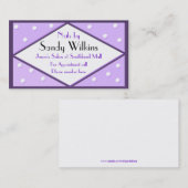 Paars Visitekaartje (Voorkant / Achterkant)