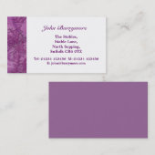 Paars Visitekaartje (Voorkant / Achterkant)