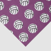 Paars volleybaltrilpapier tissuepapier (Detail)