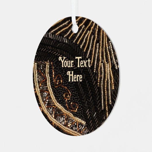  paars voor kunstdeco-weergave - aangepaste tekst metalen ornament (Voorkant links)