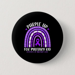 Paars voor militaire kinderen peuter vrouwen jonge ronde button 5,7 cm