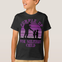 Paars voor militaire kinderen Regenboog Militaire