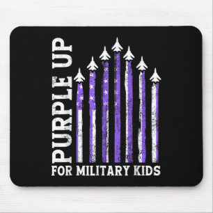 Paars voor militaire kindermaand muismat