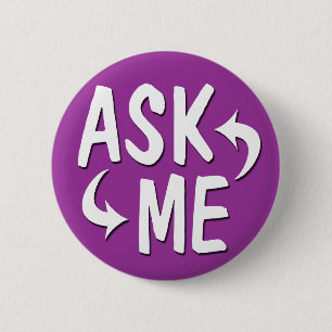 Paars Vraag het me Button