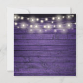 Paars Vrijgezellenfeest van het Koord van het Hout Kaart (Achterkant)