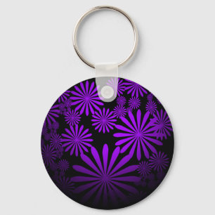 Paars vuurwerk sleutelhanger