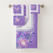 Paars W1 Bad Handdoek (Insitu)