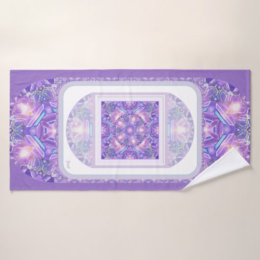 Paars W1 Badhanddoek (Badhanddoek)