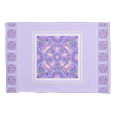 Paars W1 Duvet-Hoesje Kussensloop (Voorkant)