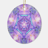 Paars W1 Keramisch Ornament (Links)