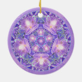 Paars W1 Keramisch Ornament (Achterkant)