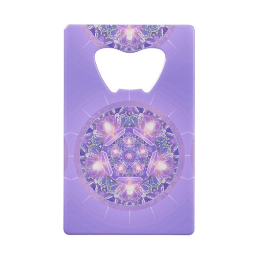 Paars W1 Kredietkaart Flessenopener (Achterkant)