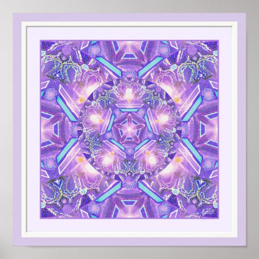 Paars W1 Poster (Voorkant)