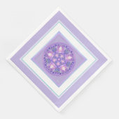 Paars W1 Servet (Hoek)