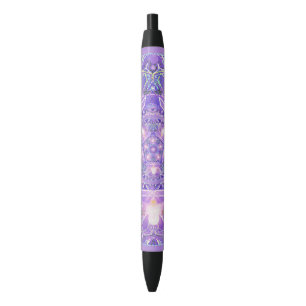 Paars W1 Zwarte Inkt Pen