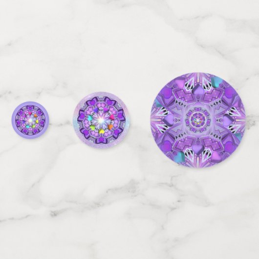 Paars W2 Confetti (Voorkanten)