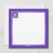 Paars W2 Feestdagenkaart (Achterkant)