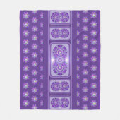 Paars W2 Fleece Deken (Voorkant)