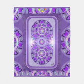 Paars W2 Fleece Deken (Voorkant)