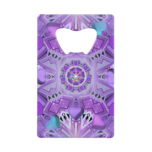 Paars W2 Kredietkaart Flessenopener