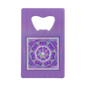 Paars W2 Kredietkaart Flessenopener (Achterkant)