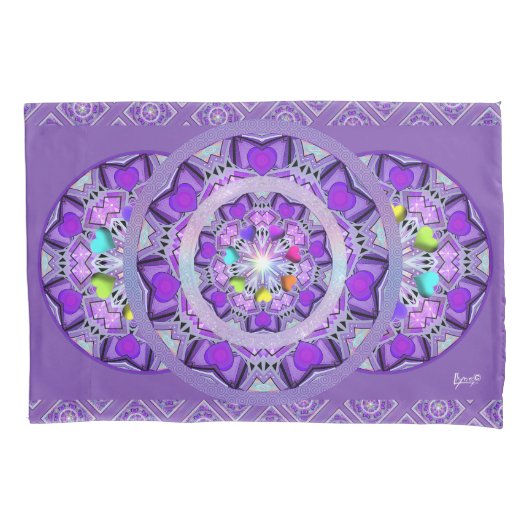 Paars W2 Kussensloop (Voorkant)