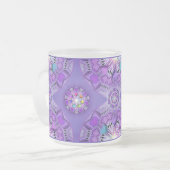 Paars W2 Matglas Koffiemok (Voorkant links)