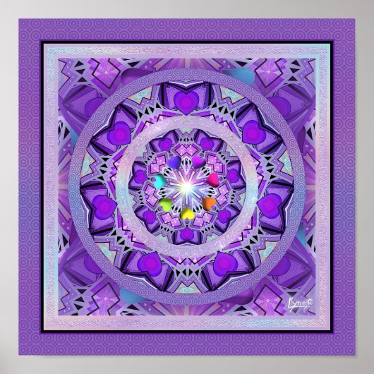 Paars W2 Poster (Voorkant)