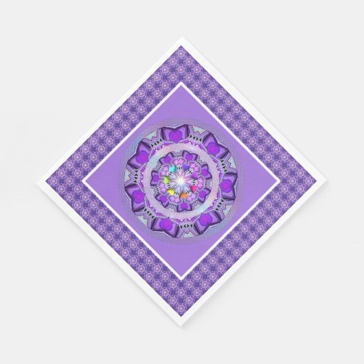 Paars W2 Servet (Hoek)