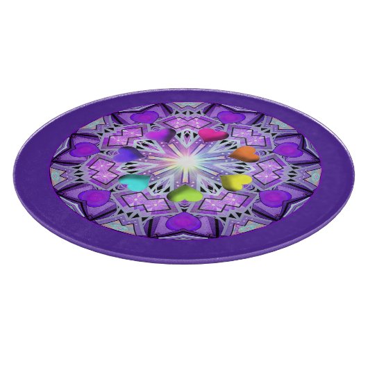 Paars W2 Snijplank (Hoek)