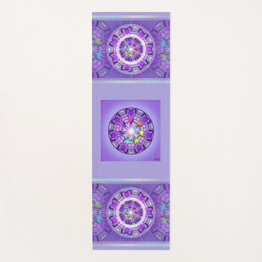 Paars W2 Yogamat (Voorkant)