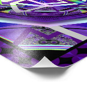 Paars W3 Foto Afdruk (Hoek)